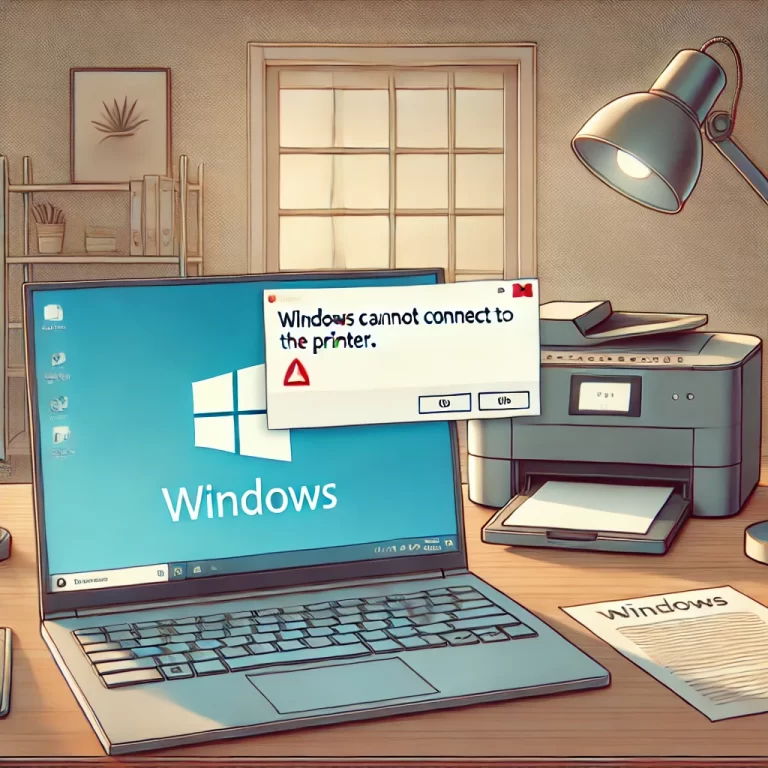 How to Fix “Windows Cannot Connect to the Printer” Error: Step-by-Step Solutions